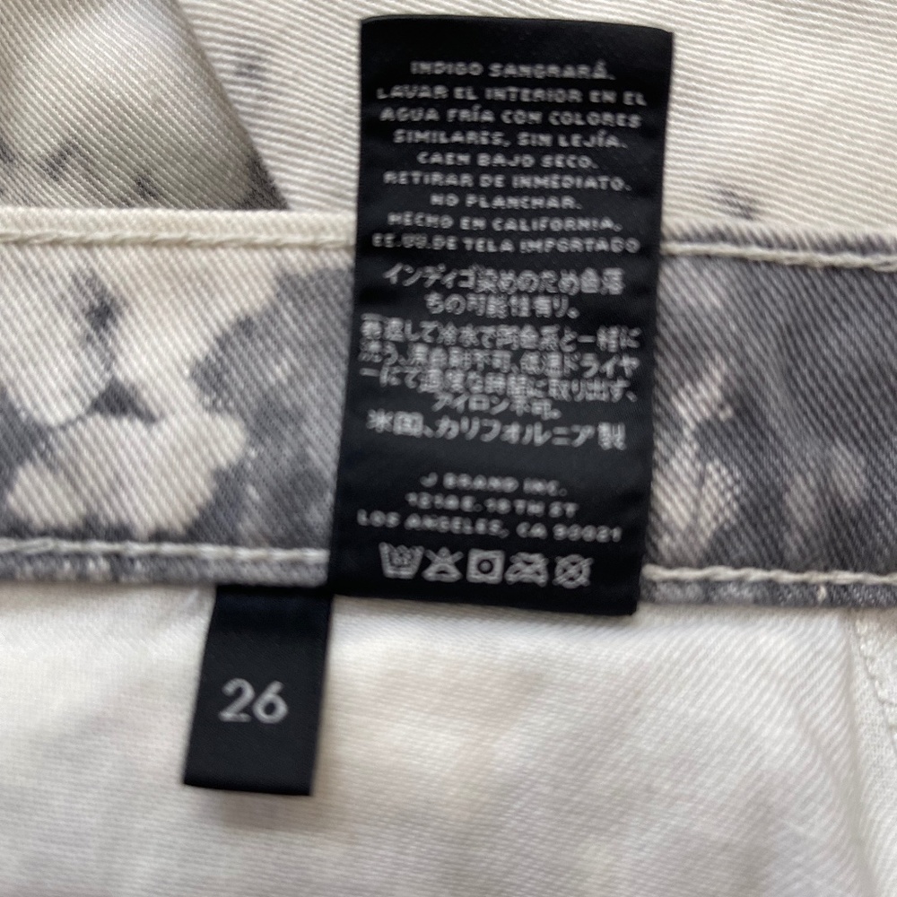 Aubrey Sonic Wash Midrise Straight Capri Jeans 26 - Picture 12 of 14